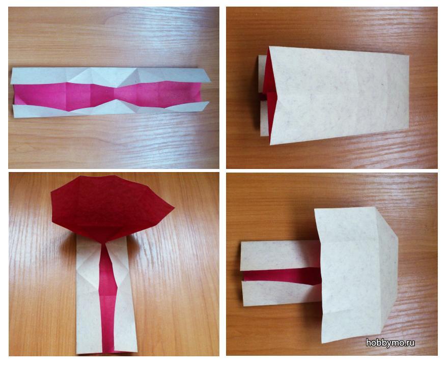 Коробочка Сердечко (оригами)
